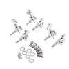 3R3L Locked String Tuning Pegs keys Tuners Machine Heads Guitar Acces-Chrome