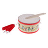 Portable Snare Drum with Wooden Drumsticks for Children Educational Toys Christmas Gift