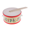 Portable Snare Drum with Wooden Drumsticks for Children Educational Toys Christmas Gift