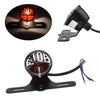 Black Motorcycle Brake Stop Rear Tail Light Lamp Plate for Harley Scooter