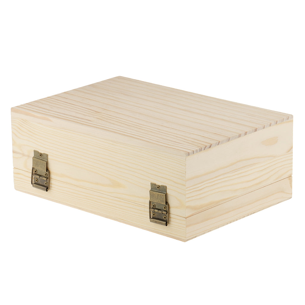 8 Rows Natural Wooden Essential Oil Box Case Holds 5ml/10ml/30ml Aromatherapy Oil Bottles