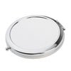 2 Pieces Mini Round Collapsible Cosmetic Compact Double Sides Makeup Mirror