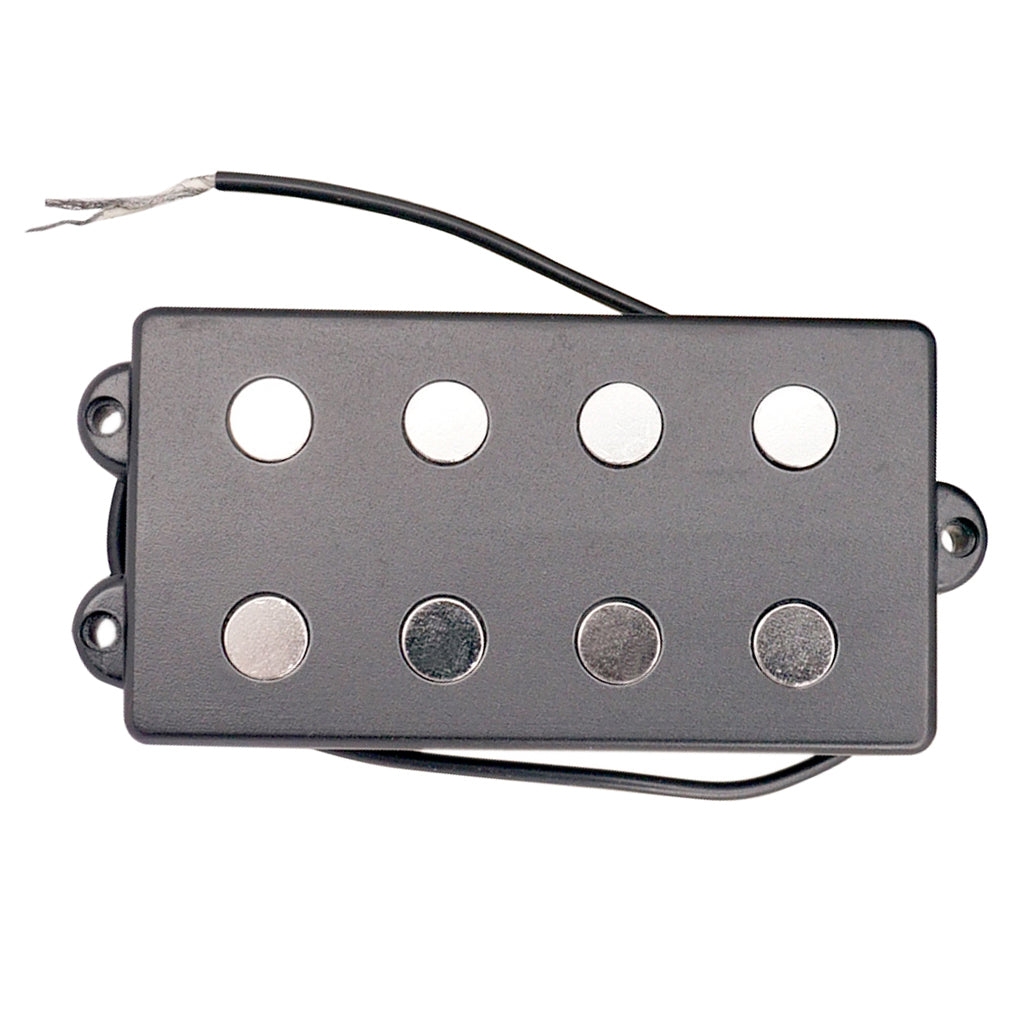 Open Style Humbucker Pickup Dual Coils for 4-String Electric Bass Repacement