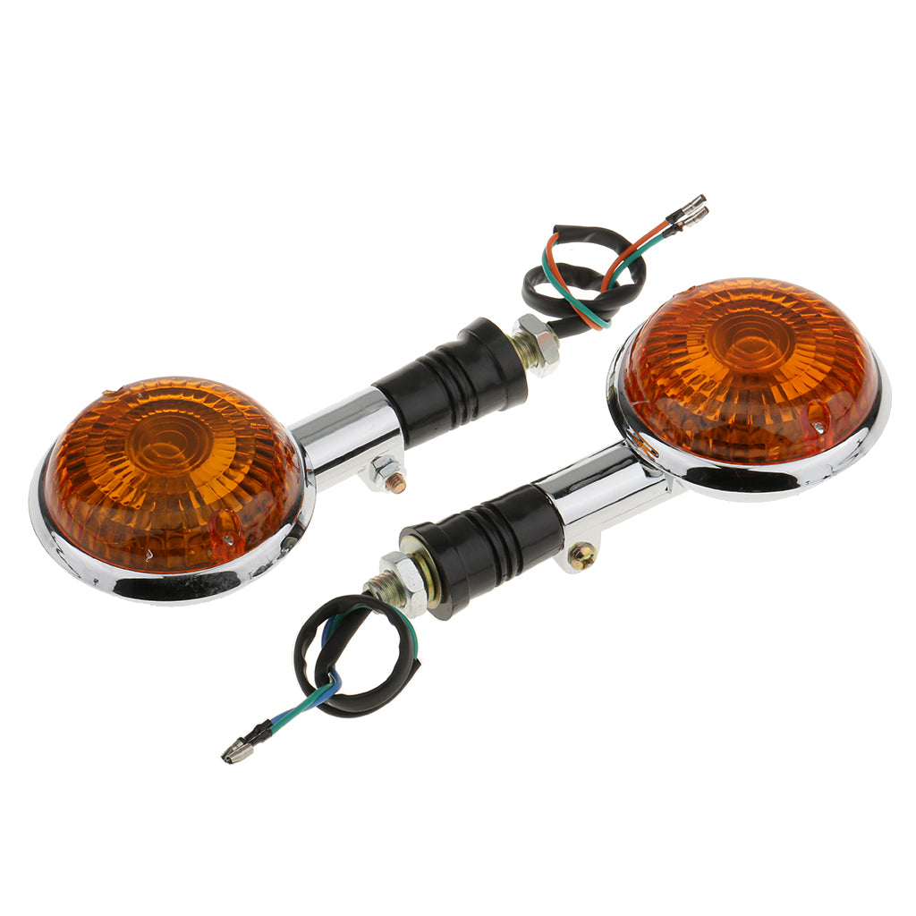 2x Turn Signal Blinker Amber Light for Yamaha V-MAX1200 V-star XVS1100