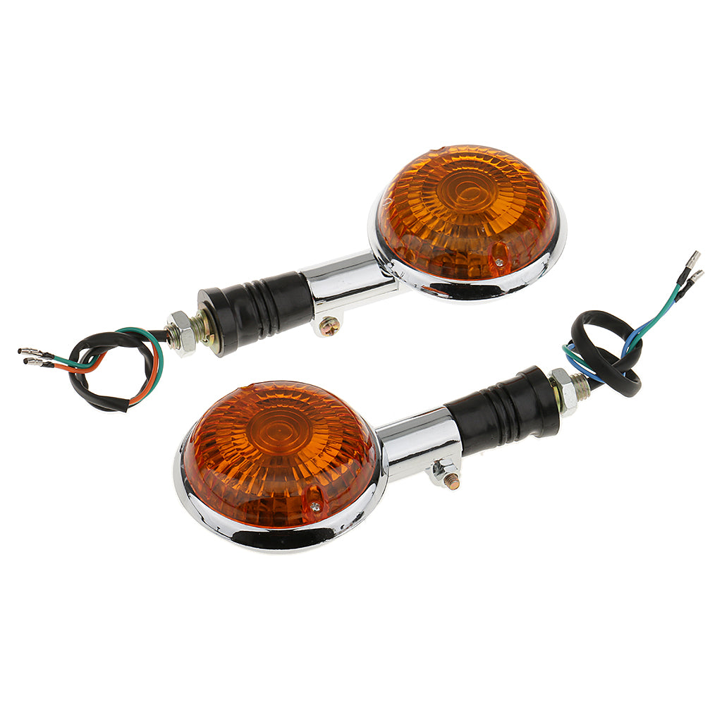 2x Turn Signal Blinker Amber Light for Yamaha V-MAX1200 V-star XVS1100