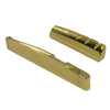 Instrument Bridge Pins Peg+Saddle Nut Gold Brass Slotted for Acoustic Guitar