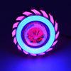 Projector Lens LED Angel Eye & Demon Eye Halo Motorcycle Headlight Pink+Blue