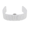 White 18mm Ceramic Link Wrist Watch Band Bracelet Strap Replacement