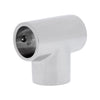 1 inch Yacht Boat Handrail Fittings 3-way 90 Degree Tee - Marine Grade 316 Stainless Steel