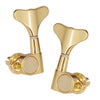 Pack of 6 3L3R Alloy Electric Bass Replacement Tuning Pegs Closed Tuning Keys 2.2 x 1.09inch Gold