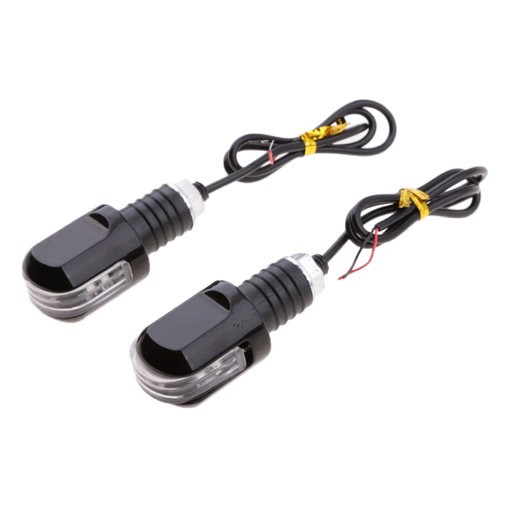 1 Pair Universal  Rear Motorcycle LED Turn Signal Light  Amber