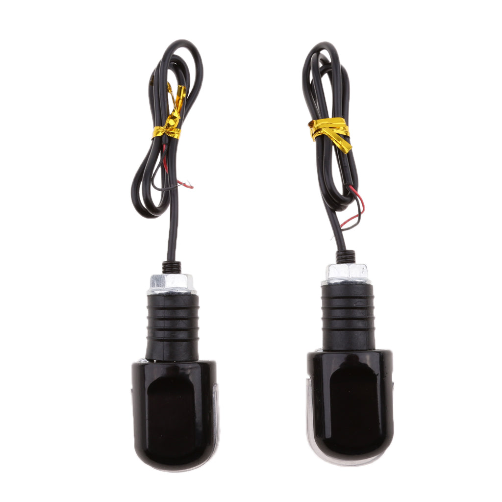 1 Pair Universal  Rear Motorcycle LED Turn Signal Light  Amber