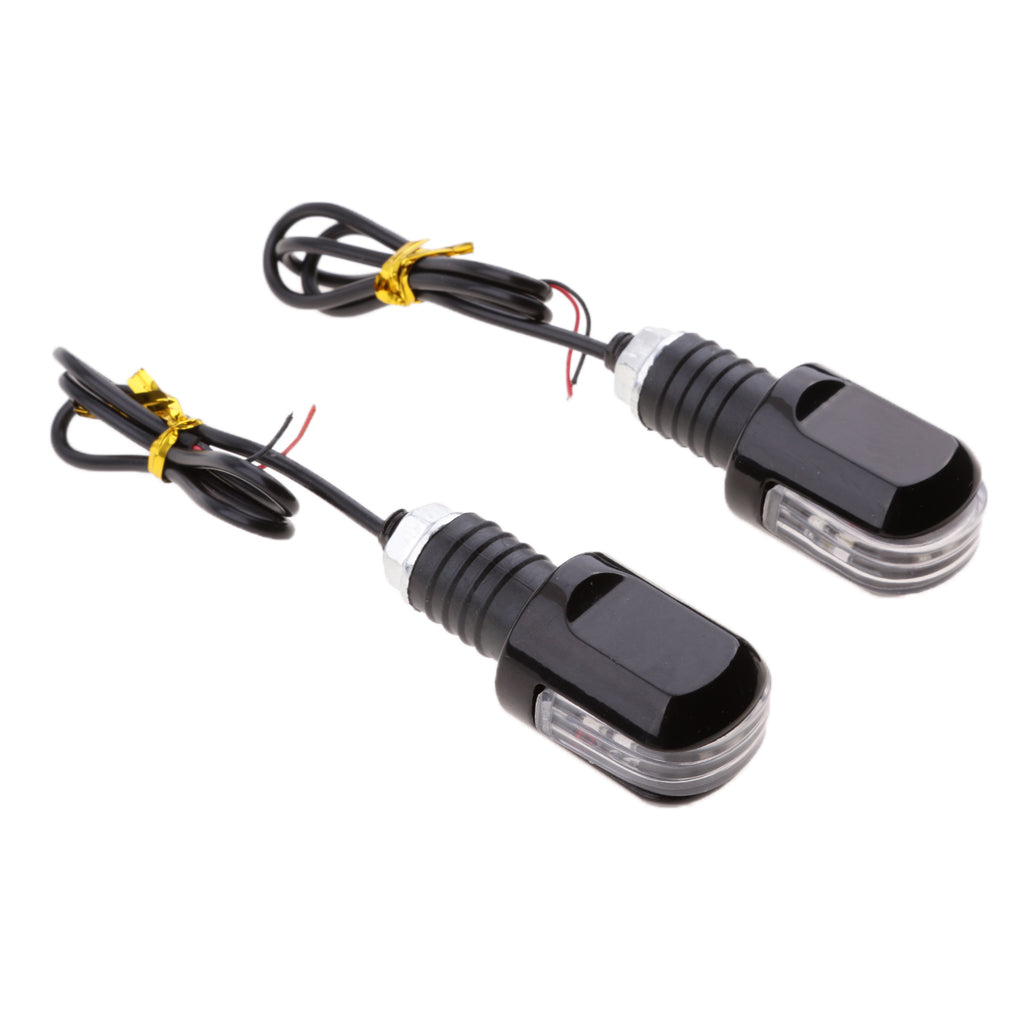 1 Pair Universal  Rear Motorcycle LED Turn Signal Light  Amber