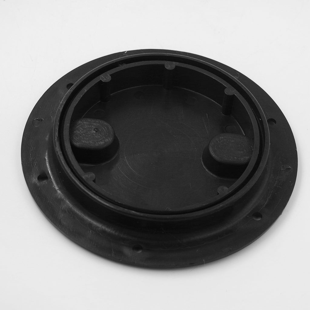 Marine Plastic 163 mm / 6" Deck Plate - Black Inspection Plate for Boat RV