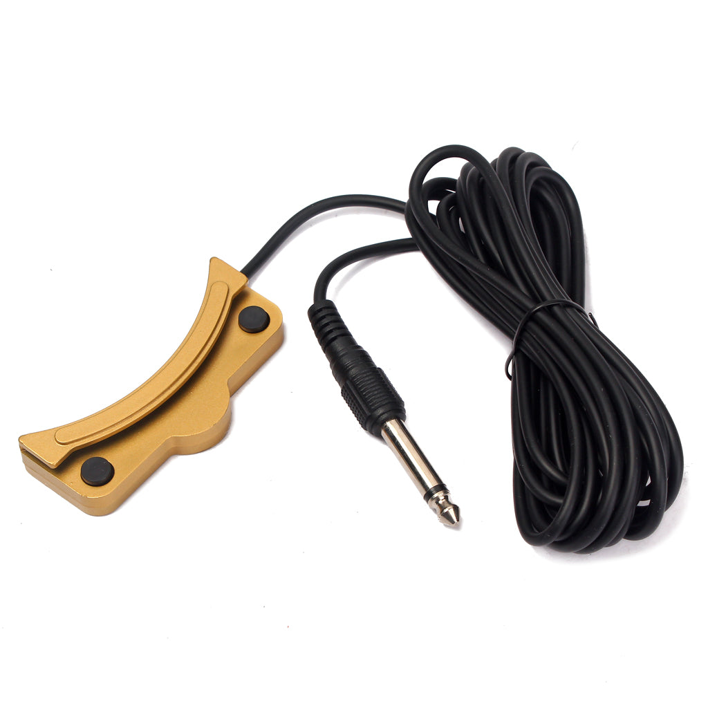 Acoustic Guitar Pickup w/ 6.35mm Jack 5M Cable Sound Hole Mounted Preamp/EQ