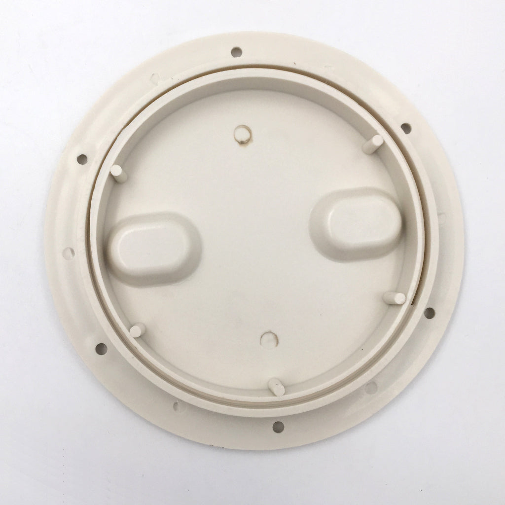 Marine Boat Yacht RV 6 Inch Access Hatch Cover Screw Out Deck Plate White