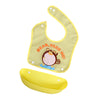 Random Baby Soft Waterproof Easy Clean Up Bib w/ Crumb Catcher Cute Kids Bib