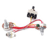 Replacement Electric Guitar Pickup Wiring Harness with 3-Way Toggle Switch Knob Volume Tone 500K