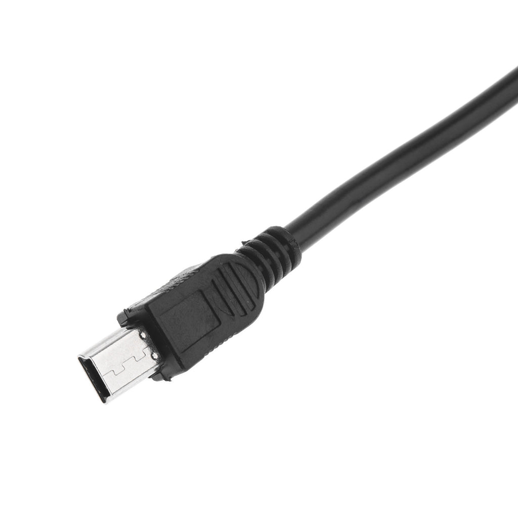 90cm Black USB 2.0 A Male To Mini 5 Pin B Data Charging Cable Cord Adapter