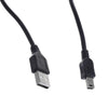 90cm Black USB 2.0 A Male To Mini 5 Pin B Data Charging Cable Cord Adapter