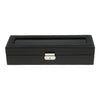 6 Slot Watch Box Case for Men Boxes Display Glass Top Jewelry Collection Storage Boxes Organizer