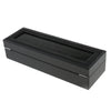 6 Slot Watch Box Case for Men Boxes Display Glass Top Jewelry Collection Storage Boxes Organizer