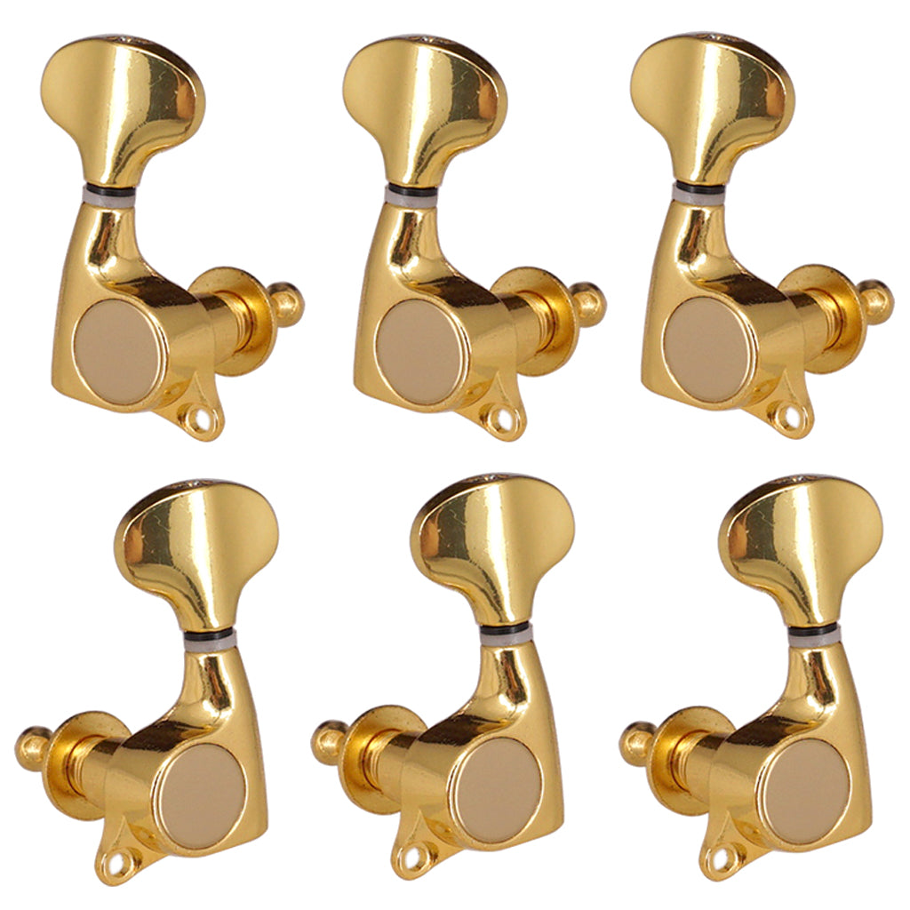 3R3L Locking Key Tuners Machine Heads Tuning Pegs for Electric Acoustic Guitar Accs