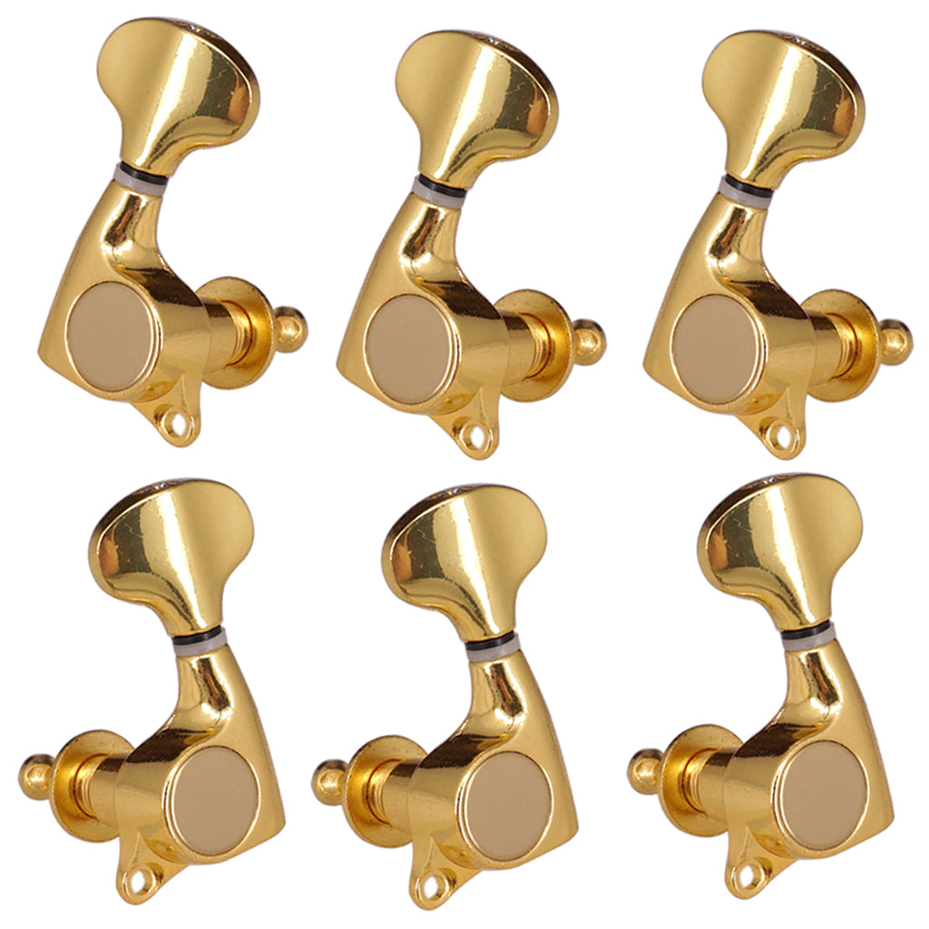 3R3L Locking Key Tuners Machine Heads Tuning Pegs for Electric Acoustic Guitar Accs