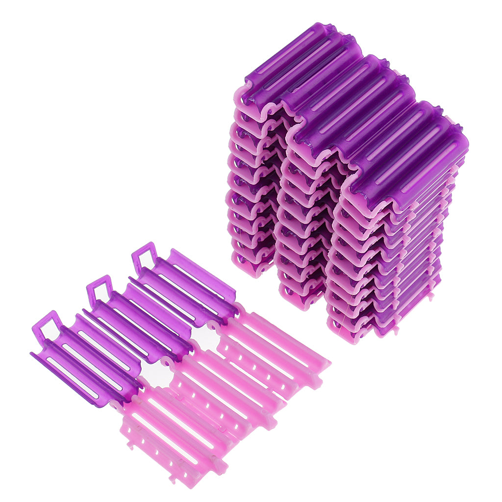 36 Pieces Hairdressing Styling Wave Perm Rod Corn Hair Clip Curler DIY Tools