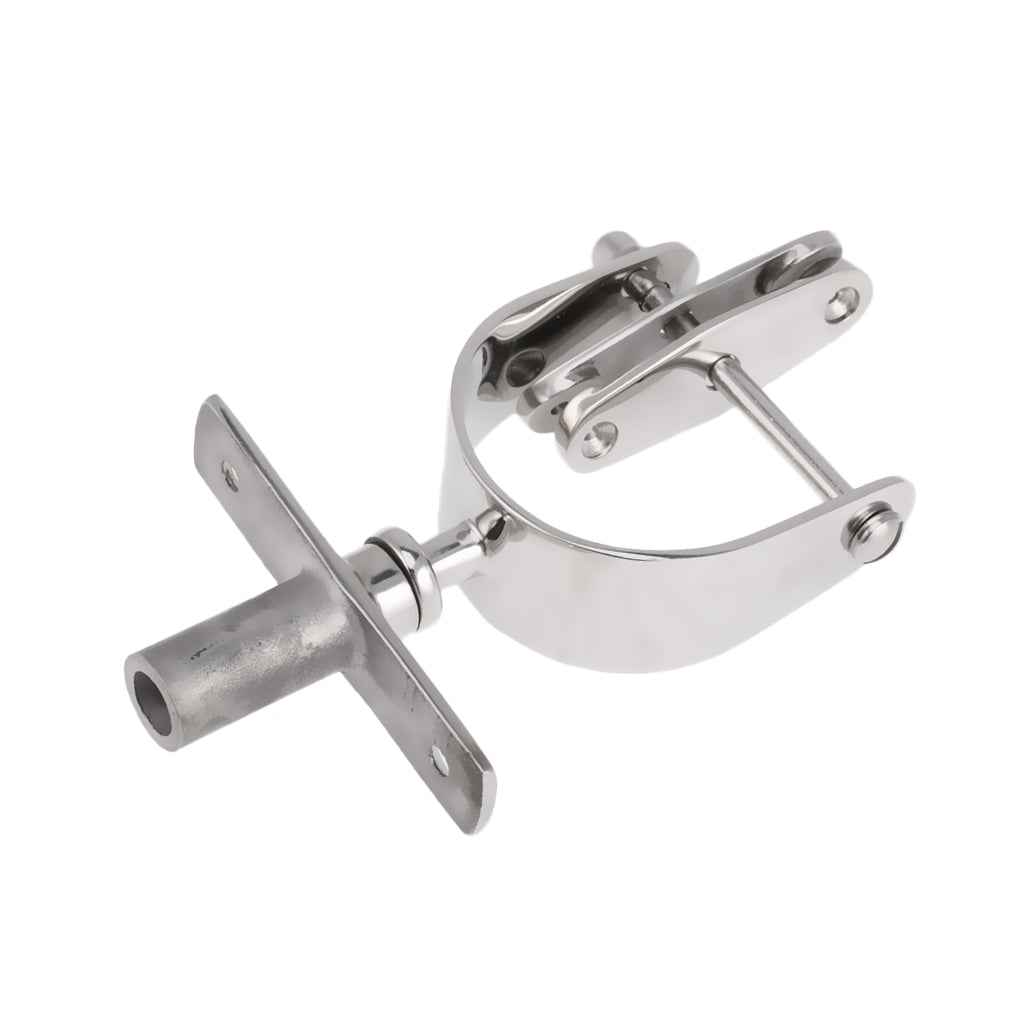 Boat Rowlock Oar Lock Horns with Socket for 2" Oars 316 Stainless Steel