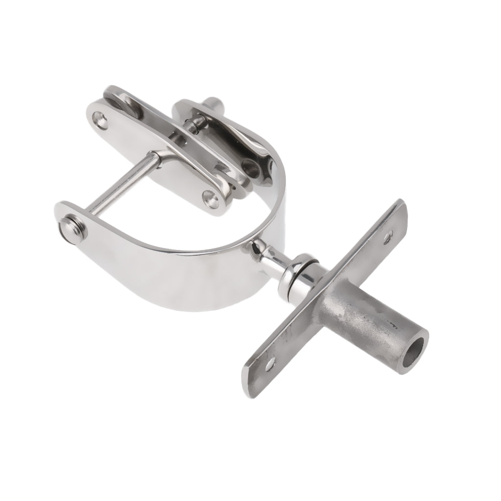 Boat Rowlock Oar Lock Horns with Socket for 2" Oars 316 Stainless Steel