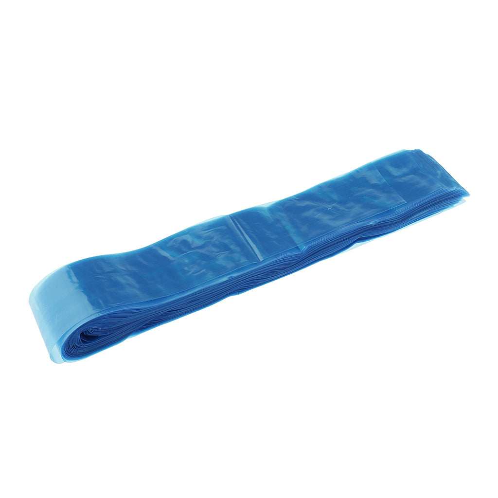 100Pcs Plastic Blue Clip Cord Sleeves Bags Disposable for Tattoo Machine