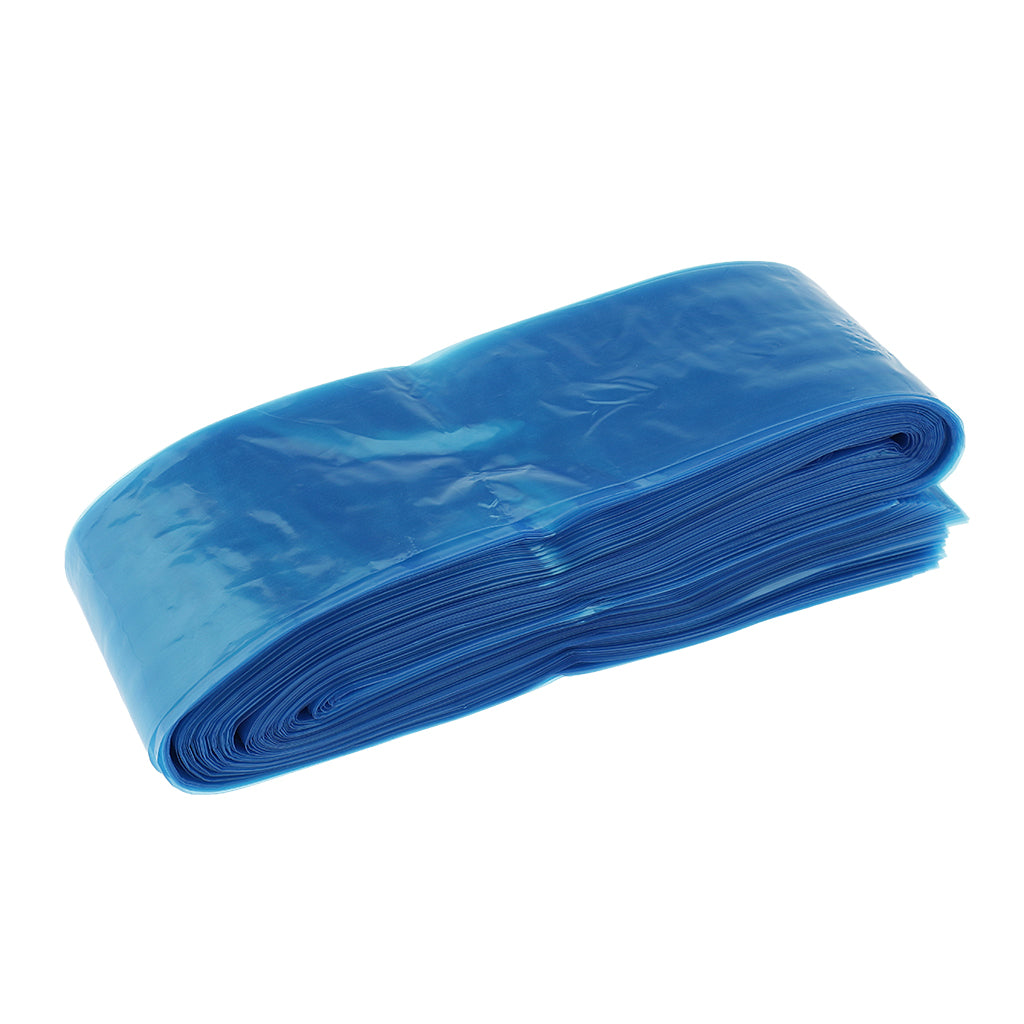 100Pcs Plastic Blue Clip Cord Sleeves Bags Disposable for Tattoo Machine