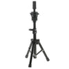 Heavy Duty Metal Cosmetology Hairdressing Mannequin Manikin Practice Training Head Holder Tripod Stand Black