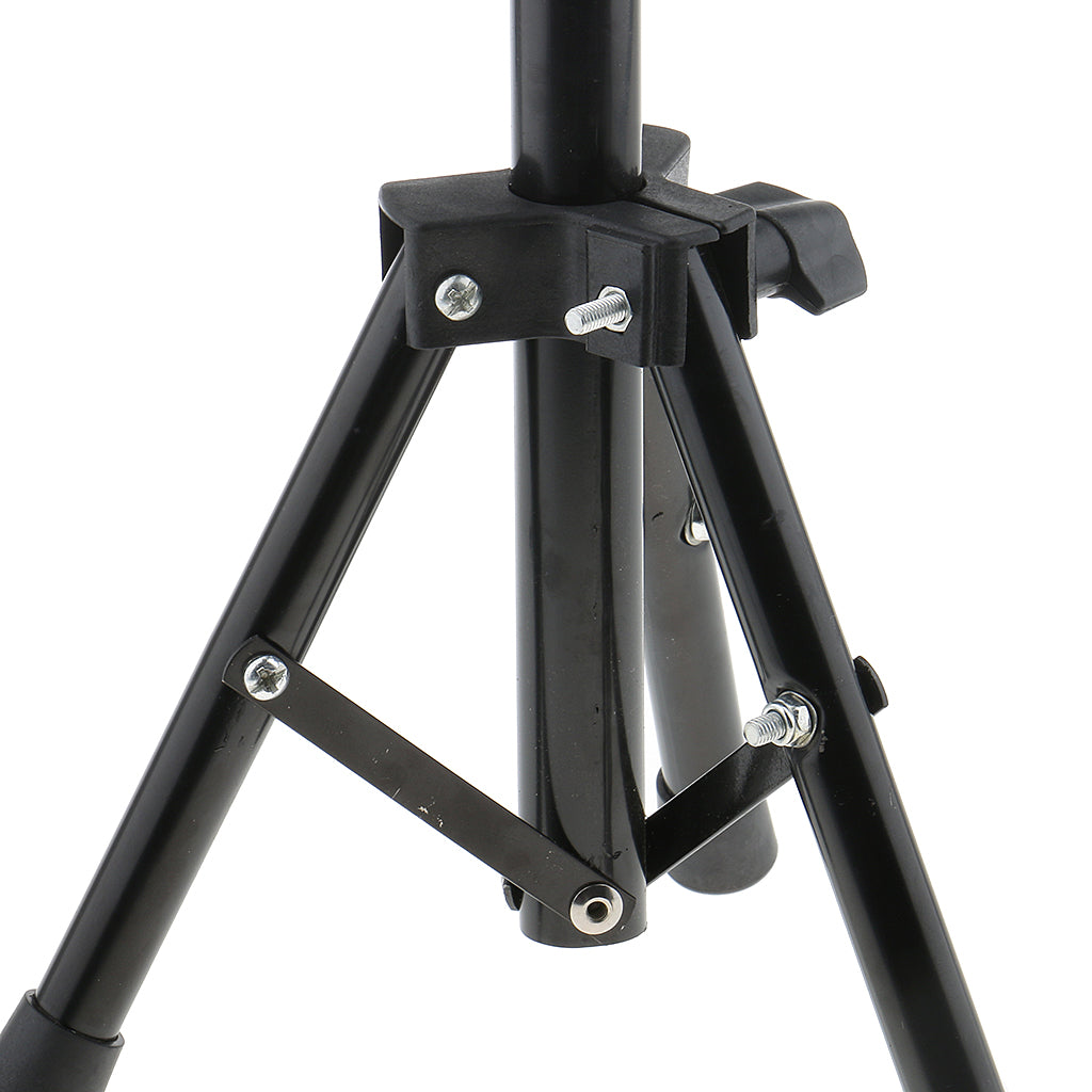 Heavy Duty Metal Cosmetology Hairdressing Mannequin Manikin Practice Training Head Holder Tripod Stand Black