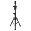 Heavy Duty Metal Cosmetology Hairdressing Mannequin Manikin Practice Training Head Holder Tripod Stand Black