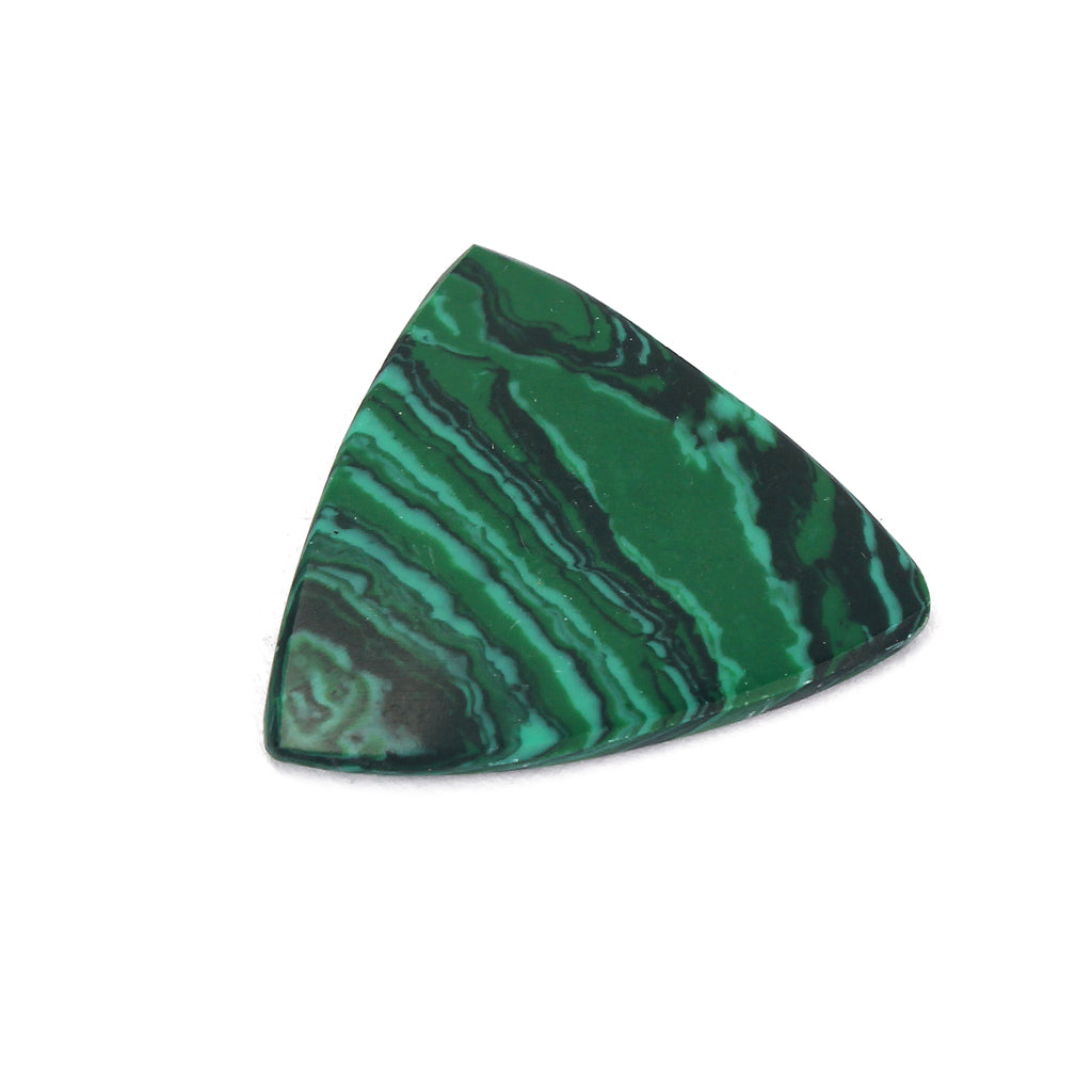 3 Pieces Malachite Stone Triangle Plectrums Picks for Guitar Banjo Musical Instrument Parts