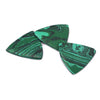 3 Pieces Malachite Stone Triangle Plectrums Picks for Guitar Banjo Musical Instrument Parts