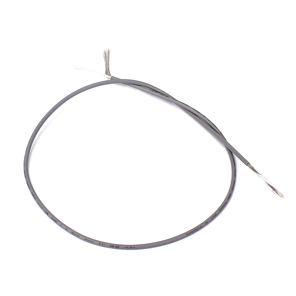 Set of 20 Shielded Guitar Circuit Wire Single Conductor Grey Instrument Accessories