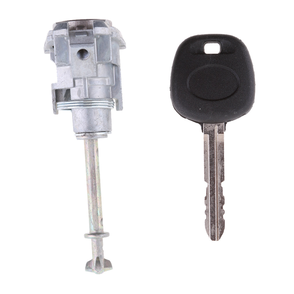 Durable Left Car Door Lock Barrel Assembly and Key Fits for Toyota Corolla