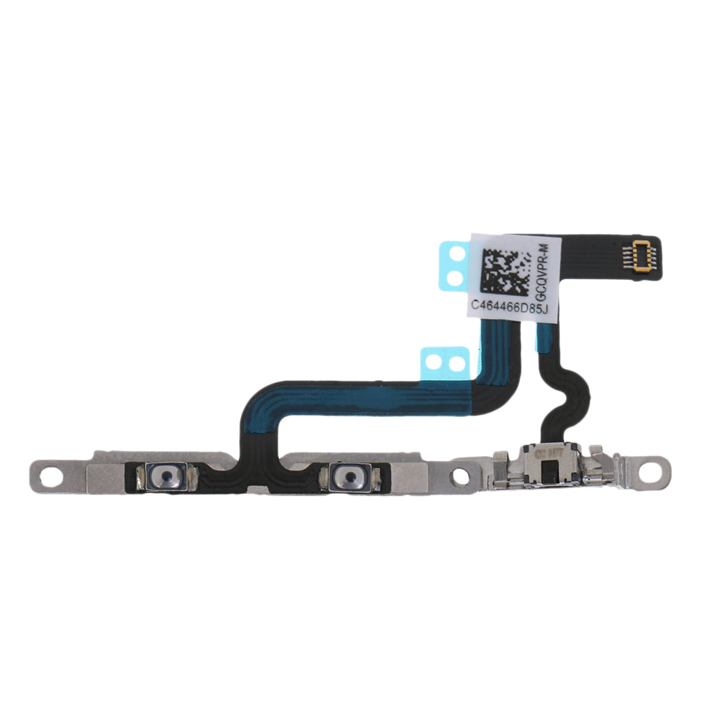 Volume Button, Silent Mute Switch Flex Cable Replacement with Metal Bracket Preinstalled for iPhone 6S PLUS 5.5'' A1687(GSM), A1687(CDMA), A1634, A1699 (ALL CARRIERS)