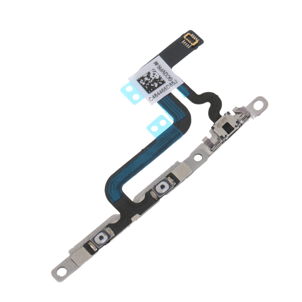 Volume Button, Silent Mute Switch Flex Cable Replacement with Metal Bracket Preinstalled for iPhone 6S PLUS 5.5'' A1687(GSM), A1687(CDMA), A1634, A1699 (ALL CARRIERS)