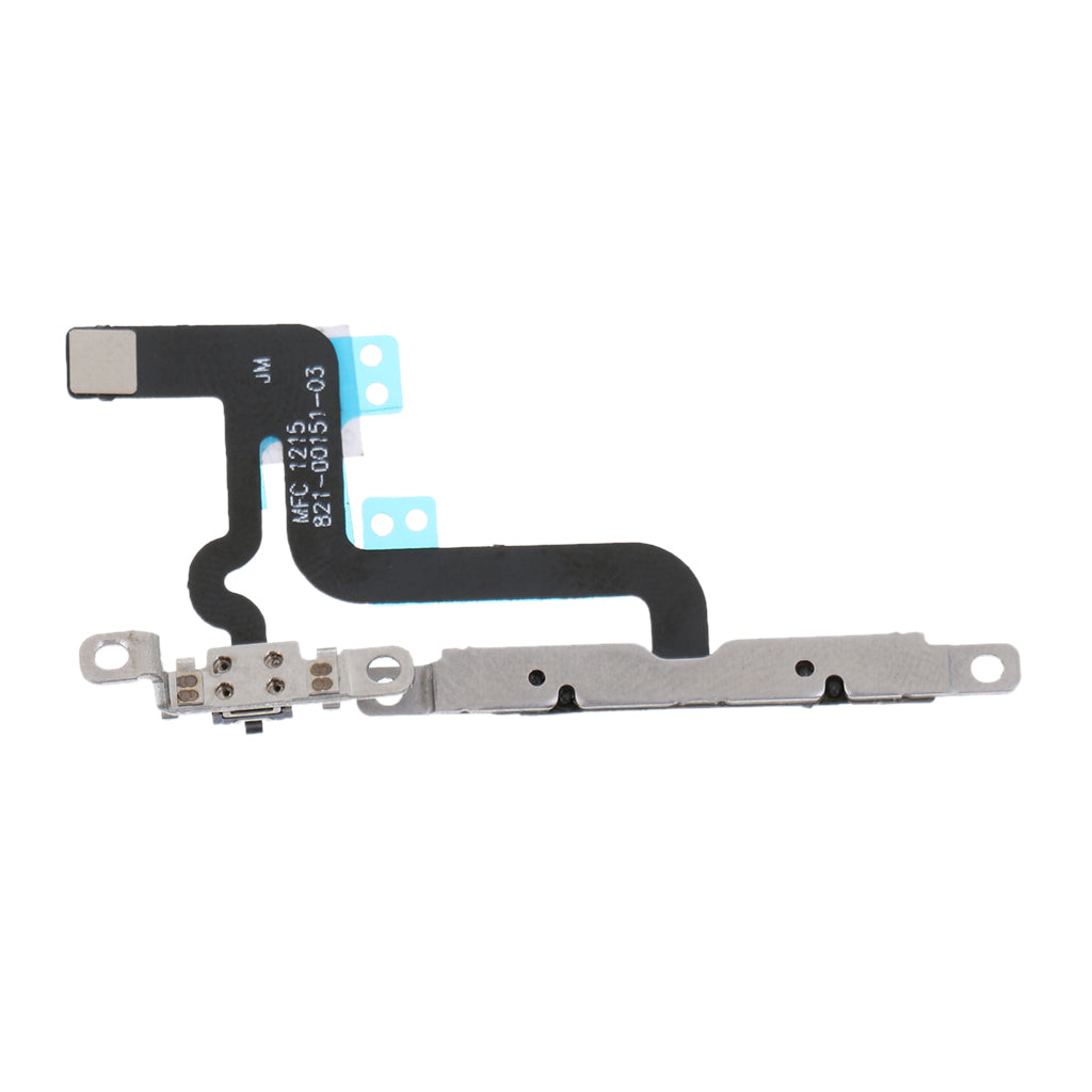 Volume Button, Silent Mute Switch Flex Cable Replacement with Metal Bracket Preinstalled for iPhone 6S PLUS 5.5'' A1687(GSM), A1687(CDMA), A1634, A1699 (ALL CARRIERS)