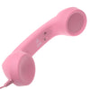 PC Computer Tablet Retro POP 3.5mm Jack Mobile Handset for iphone ipad Pink