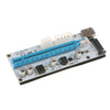 008S PCI-E Express 1x To16x Extender Riser Card Adapter With  USB3.0 Cable
