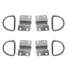 Pack of 4 Surface Mount Tie Down Lashing D Ring