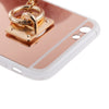 Rose Gold Mobile Phone Case Protective Back Cover with Imitation Pink Wool Ball for iPhone 6 Plus/ 6S Plus