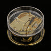 Acrylic Round Transparent Wind-up Music Box Melody Happy Birthday to You