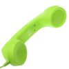 3.5mm Mic Retro POP Phone Handset Telephone for Mobile Phone Universal Green