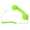 3.5mm Mic Retro POP Phone Handset Telephone for Mobile Phone Universal Green